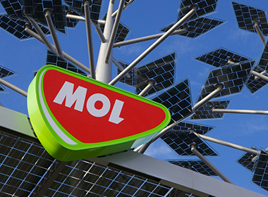 MOL töltőállomás